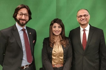 Dr. Hossam Darwish with Dr. Ahmed Rizk in the Egypt program